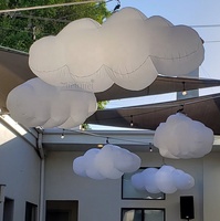 Zhenmei Publicité Extérieure gonflable suspendu nuage ballon/plafond ballon à air nuage avec lumières LED