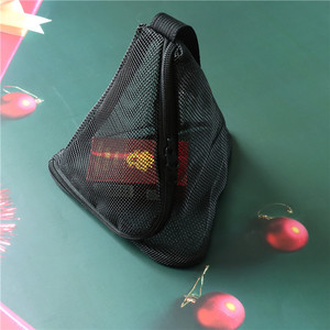 Red de Secado Triangular Plegable, Cesta de Almacenamiento Colgante, Bolsa de Malla con Gancho Negro para Uso en Camping al Aire Libre - Product Image 2