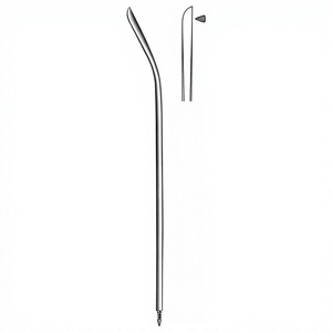 Aguja Redon de 19.5 cm (7-3/4 pulgadas) con 10 puntas curvadas ligeramente y extremo roscado, instrumento quirúrgico para procedimientos médicos - Product Image 1