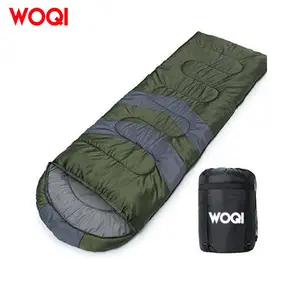 WOQI Polyester Waterproof Flame Retardant Promotion Portable Camping Hiking Sleeping Bag