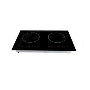 Double hob induction cooker electric schott ceran 2 burners induction cooker eurokera glass induction cooktop