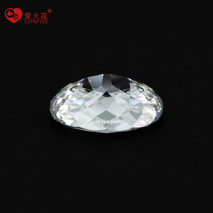 <span class=keywords><strong>พลอย</strong></span> CZ ทรงรีหลากสี ขนาด 10*14 มม. คุณภาพสูง 5A แบบหลวม ใช้สำหรับทำเครื่องประดับ รูปทรง Starry Night Cut - Product Image 4