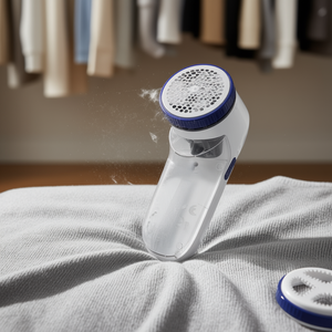 Removedor de pelusas eléctrico Leifheit con cepillo de limpieza para el cuidado de la ropa y las telas - Product Image 3