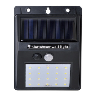 ไฟถนน LED พลังงานแสงอาทิตย์แบบนามธรรม T83D โมโนซิลิคอน กันน้ำ ไฟติดผนังสวนกลางแจ้ง ระบบตรวจจับการเคลื่อนไหวของมนุษย์ - Product Image 3