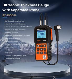 Jauge d'épaisseur numérique à <span class=keywords><strong>tube</strong></span> ABS haute précision, instruments de <span class=keywords><strong>mesure</strong></span> de largeur, mini jauge d'épaisseur numérique à ultrasons KBD EC-2000-P - Product Image 3
