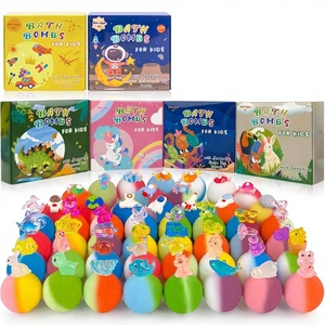 In Stock 12-Pack <strong>Mini</strong> Vegan Organic <strong>Bath</strong> Fizzies Bulk Gift Set for Kids Natur Oil-Fused <strong>Bath</strong> Ball OEM Brand Model A20262 - Product Image 4