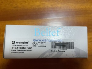 1 ชิ้น WENGLOR Y1TA100MHV80 เซ็นเซอร์วัดระยะด้วยเลเซอร์ใหม่เอี่ยม - Product Image 1