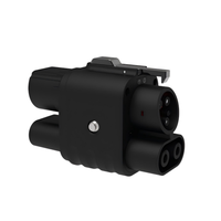 CCS2 à CCS1 250A AC + DC EV Adaptateur pour voiture américaine Acura Audi BMW Cadillac Chevrolet Dodge Fiat Ford Genesis GMC Honda Hyundai