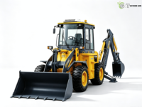 Chargeuse-pelleteuse XCMG WZ30-25 d'occasion, certifiée CE EPA EURO 5, diesel, compacte, 4x4, avec chargeur frontal et excavatrice arrière, XCMG d'occasion