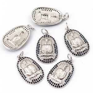 <span class=keywords><strong>พระ</strong></span>สงฆ์สงฆ์ <span class=keywords><strong>พระ</strong></span>พุทธรูป เครื่องราง/จี้,CZ Micro Pave <span class=keywords><strong>พระ</strong></span>เครื่องหัวลูกบาศก์เซอร์โคเนียใส - Product Image 2