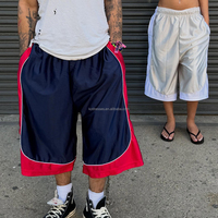 Custom Baggy Gym 3/4 Sweat Long Shorts Manufacturers for Men Designer Basketball Nylon Long Shorts Sports Streetwear Capris