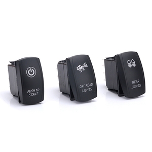 Marine Waterproof Laser Khắc 24V 20A <span class=keywords><strong>On</strong></span>/<span class=keywords><strong>Off</strong></span> SPST <span class=keywords><strong>5</strong></span> <span class=keywords><strong>PIN</strong></span> Hai Thanh Đèn LED Chiếu Sáng Carling Bus 12Volt <span class=keywords><strong>Rocker</strong></span> <span class=keywords><strong>Switch</strong></span> Cho Auto - Product Image 4
