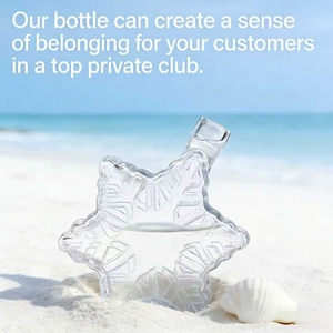 Bottiglia di Vetro dalla Forma Unica per Tequila 500ml, Antigoccia, Ricaricabile con Tappo in Sughero, Serigrafata, Vuota - Product Image 4