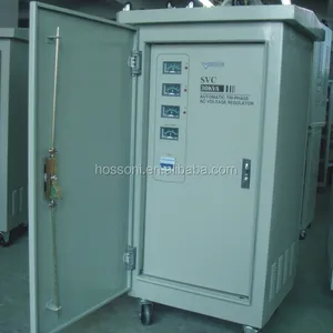 ใช้กลางแจ้ง AVR,คุณภาพสูงแรงดันไฟฟ้าสามเฟส SVC 6K TO 120KVA,380V 400V 415V,rated 100%