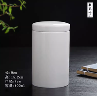 Urne pour animaux de compagnie urne en céramique blanche unie urne funéraire terre urne funéraire chat et chien urne élégante urne défunte