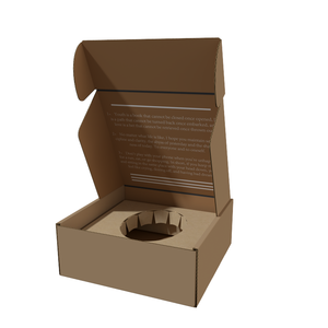 Custom Insert Kraft Corrugated Mailer <b>Box</b>, Candle Jar Essential Oil <b>Bottle</b> Gift Packaging <b>Box</b> - Product Image 1