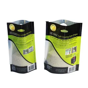 Custom Logo Printed Stand up Resealable Rice 1kg 2kg 2.5kg 5kg Packaging Bags