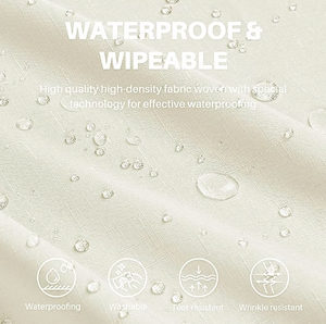 Mantel de Lujo <span class=keywords><strong>para</strong></span> Mesa de Boda, Resistente a las Arrugas, Redondo y Rectangular, <span class=keywords><strong>para</strong></span> Decoración de Ceremonias - Product Image 6