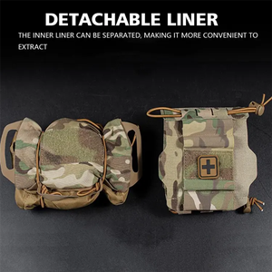 Kantong IFAK medis MOLLE Taktis, penghilang cepat, pertolongan pertama, tas <span class=keywords><strong>Kit</strong></span> darurat, sabuk berkemah, bertahan hidup, kantong IFAK medis - Product Image 3