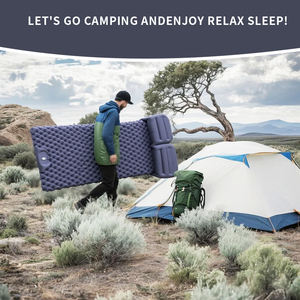 Taşınabilir kamp Mat hafif kamp yatağı kendinden şişen uyku pedi kamp için dayanıklı şişme yatak köpük ile - Product Image 5