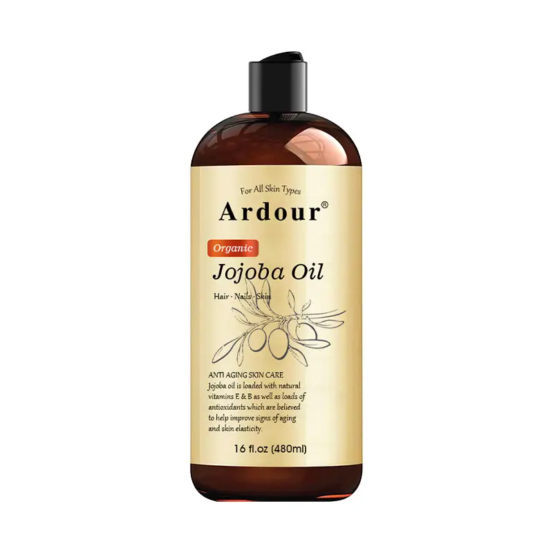 Huile de croissance capillaire OEM huile de jojoba bio hydratante en profondeur anti-âge pour hommes et femmes