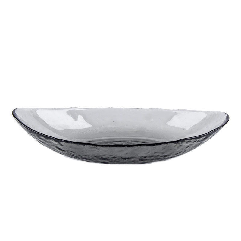 Gray boat shape without gold edge