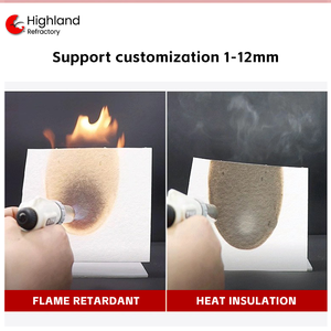 Ultra-Thin Ceramic Fiber Paper 0.5mm Thickness for Battery Cell Insulation High Dielectric Strength Thermal Stability up 1260&deg;<strong>C</strong> - Product Image 3