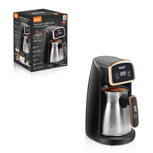 Cafetera Turca 3 en 1 Portátil para Oficina con Pantalla LED y Temporizador, 10 Tazas, Negra, Automática e Inteligente - Product Image 5