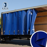 Bâche en PVC enduit 620 GSM, tissu renforcé imperméable en rouleau pour rideau latéral de poulailler