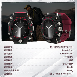 New Silicone Band With <strong>case</strong> for Apple <strong>Watch</strong> 10 9 8 7 6 5 <strong>4</strong>, Silicon <strong>Watch</strong> Band for IWatch Band 45mm 44mm - Product Image 6