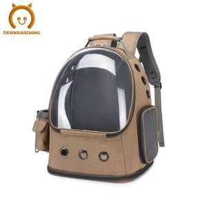 BSCI Factory Hanbang <b>Cat</b> bag pet <b>backpack</b> outside portable transparent space capsule pet bag <b>cat</b> breathable <b>backpack</b> for travel - Product Image 2