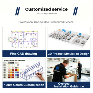 <span class=keywords><strong>Hotte</strong></span> de laboratoire à conduits en PP personnalisée VAV/CAV avec valve Venturi et panneau de commande, vitesse d'air de 0,5 m/s - Product Image 3
