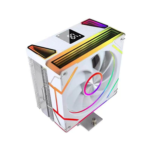 インテルLGA 115X 1200 1366 1700/AMD AM4 AM5用最も人気のあるインテリジェント温度ディスプレイ4ヒートパイプARGB PC <span class=keywords><strong>CPU</strong></span>冷却ファン - Product Image 2