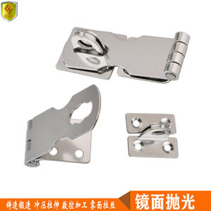 Poignée de porte pliante en acier inoxydable, accessoires pour la construction de maisons, cabines de bateaux, avec loquet, boulons de fenêtre - Product Image 4