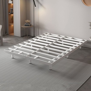 <span class=keywords><strong>Cama</strong></span> de Hierro Forjado Gruesa de Estilo Moderno Personalizado, <span class=keywords><strong>Cama</strong></span> de Metal Tamaño Queen, <span class=keywords><strong>Cama</strong></span> Flotante Plegable con Masaje para Hotel, Escuela, Dormitorio - Product Image 2