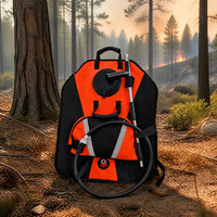 Pulvérisateur à dos manuel pour lutte contre les incendies forestiers, pompe à eau flexible, capacité 20L, équipement de suppression d'incendies en zone sauvage