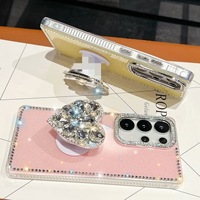 Coque de téléphone en gros, nouvelle, avec support diamanté IMD à paillettes pour Samsung A27 A37 A57 A07 A56 A55 A35 A36, avec fonctions Flash et Portefeuille, pour téléphones portables