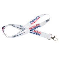 Fabricant de lanière en polyester porte-badge d'identification par sublimation personnalisée avec corde de cou sérigraphiée et accessoire à crochet