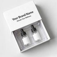 Caja Rígida Ecológica de Lujo para Viales, Personalizable con su Propio Logotipo, para Empaque de Viales de Péptidos y Sueros