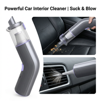 Accessoire de voiture promotionnel, aspirateur X001-Brush 2S sans fil, batterie ABS, aspirateur portatif, logo personnalisé, aspiration 5500pa