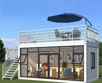 Maison mobile pliable en conteneur préfabriqué de 20 pieds, à assemblage rapide, en panneaux sandwich d'acier respirant, modèle moderne, très vendue