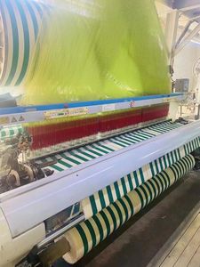 Stock 100% cotone strisce mare personalizzato colore formato filato blu giallo rosso grigio nero bianco strisce 70x150 75x152 75x180cm - Product Image 6