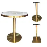Оптовая продажа, подставка для стола с начесом, основание из нержавеющей стали, обеденный стол, основание для стола с тюльпаном