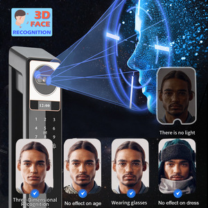 Handaily 3D चेहरा पहचान डिजिटल होटल स्वत: ताला चेहरे के साथ स्कैन कैमरा फिंगरप्रिंट वाईफ़ाई स्मार्ट दरवाज़ा बंद - Product Image 2