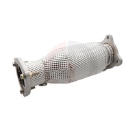 Downpipe SDO SUS304 dengan Katalis untuk Audi A4 A5 Q5 B9 2.0T 2017-2024 Performa Turbo Knalpot Aliran Tinggi Pipa Down Pipe Berkatalis