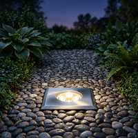 Lumière LED carrée encastrée en acier inoxydable 304, étanche, 3W, pour routes, escaliers, jardins souterrains