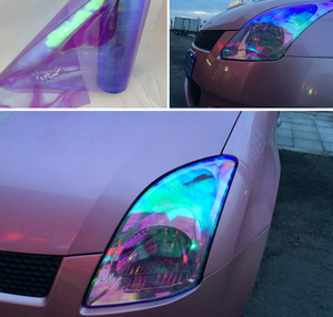 Película Adhesiva para Faros Delanteros de Coche Annhao, 30 cm x 9 m, Efecto Camaleón, Película para Tinte de Luces Traseras - Product Image 6