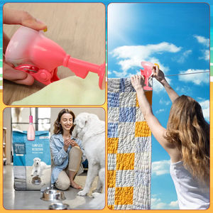 Robuste Kunststoff-Handtuchklammern in Sonderform Lustige Strandtuchhalter Wäscheklammern - Product Image 5