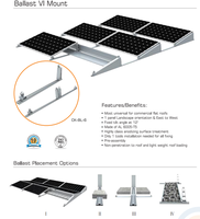 Support de montage solaire triangulaire à inclinaison fixe réglable 10 15 20 25 degrés pour panneaux de toiture