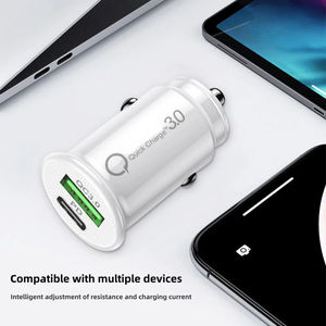 PD 20W USB C Chargeur De Voiture Charge Rapide Charge Rapide 3.0 Pour iPhone 14 13 Xiaomi 11 12 Samsung <span class=keywords><strong>Huawei</strong></span> Chargeur De Téléphone De Voiture Adaptateur - Product Image 3